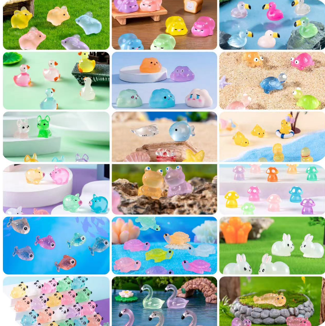 【Vivi】Animal Series Carvings 10 colours card Lucky bags (arrive about 7-12 days)