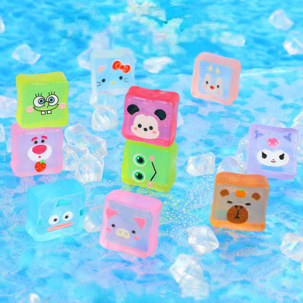 【Mia】Non-Animal Series Carvings 10 colours card Lucky bags (arrive about 7-12 days)