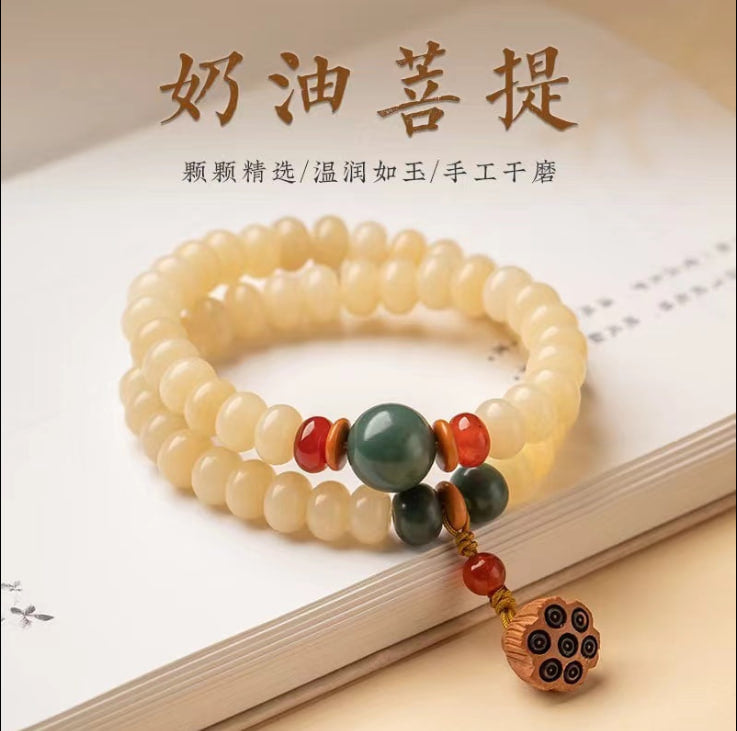 【 Doris 】Natural poojina bracelet Bodhi bracelet (arrive about 7-12 days)