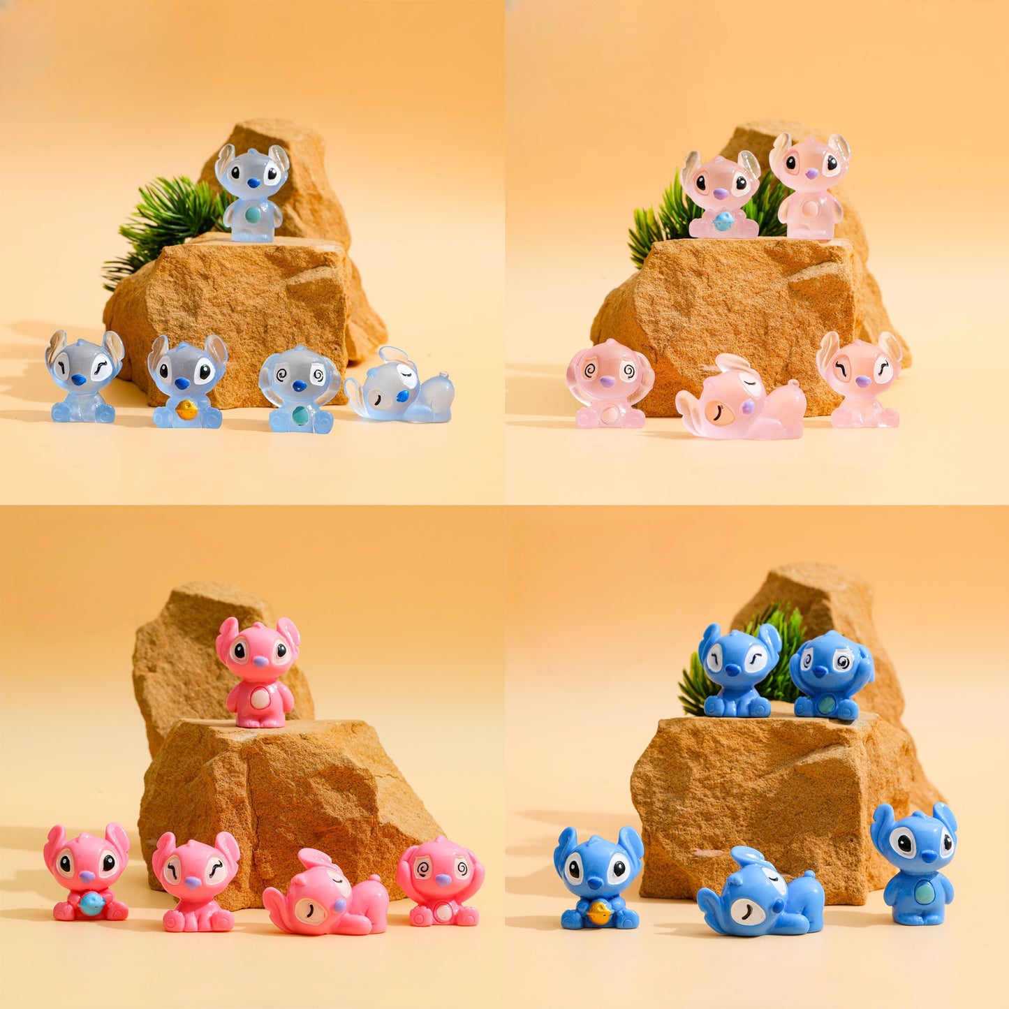 【Mia】Stitch carving collection 10 colours card Lucky bags (arrive about 7-12 days)
