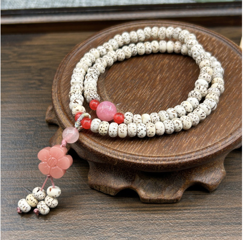 【 Doris 】Natural poojina bracelet Bodhi bracelet    (arrive about 7-12 days)