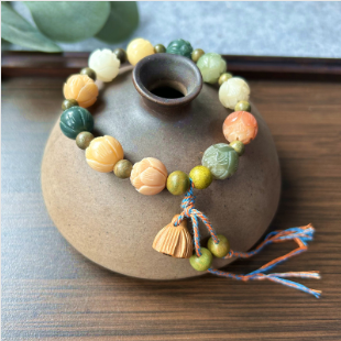 【 Doris 】Natural poojina bracelet Bodhi bracelet    (arrive about 7-12 days)