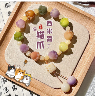 【 Doris 】Natural poojina bracelet Bodhi bracelet    (arrive about 7-12 days)