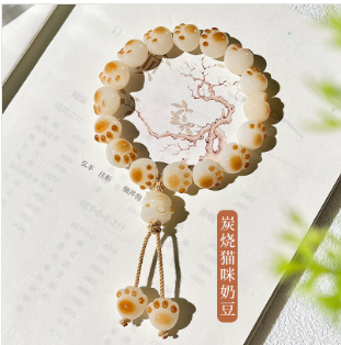 【 Doris 】Natural poojina bracelet Bodhi bracelet    (arrive about 7-12 days)