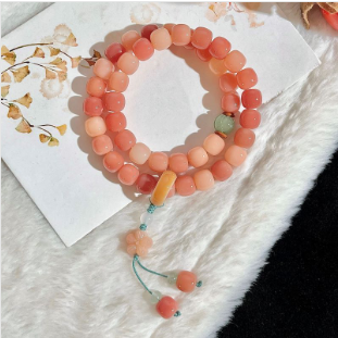 【 Doris 】Natural poojina bracelet Bodhi bracelet    (arrive about 7-12 days)