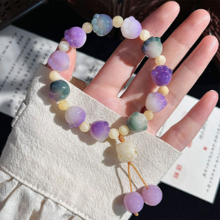 【 Doris 】Natural poojina bracelet Bodhi bracelet    (arrive about 7-12 days)