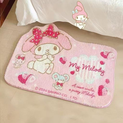 【Vivi】Sanrio Plush Ground Mat (arrive about 7-12 days)