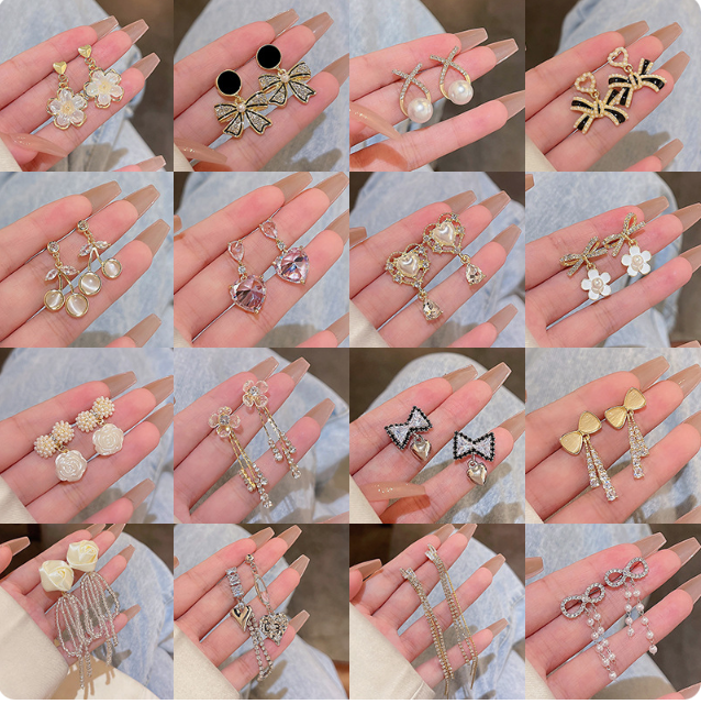 【Doris】Necklace   ·  Nails   ·  Earring  ·  Ring   Lucky  bags    (arrive about 7-12 days)