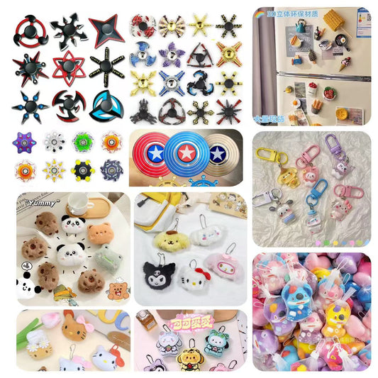 【Doris】Plush  toys  · Squeeze  · Spinner  · Magnet  · Charm  Lucky bags   (arrive about 7-12 days)