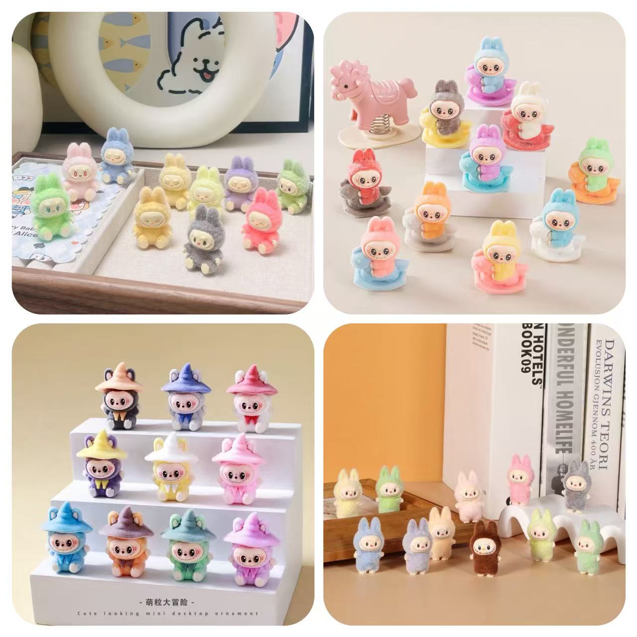 【Mia】Labubu Carving 10 colours card Lucky bags Collection (arrive about 7-12 days)