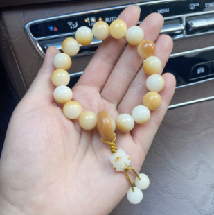 【 Doris 】Natural poojina bracelet Bodhi bracelet    (arrive about 7-12 days)