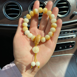 【 Doris 】Natural poojina bracelet Bodhi bracelet    (arrive about 7-12 days)
