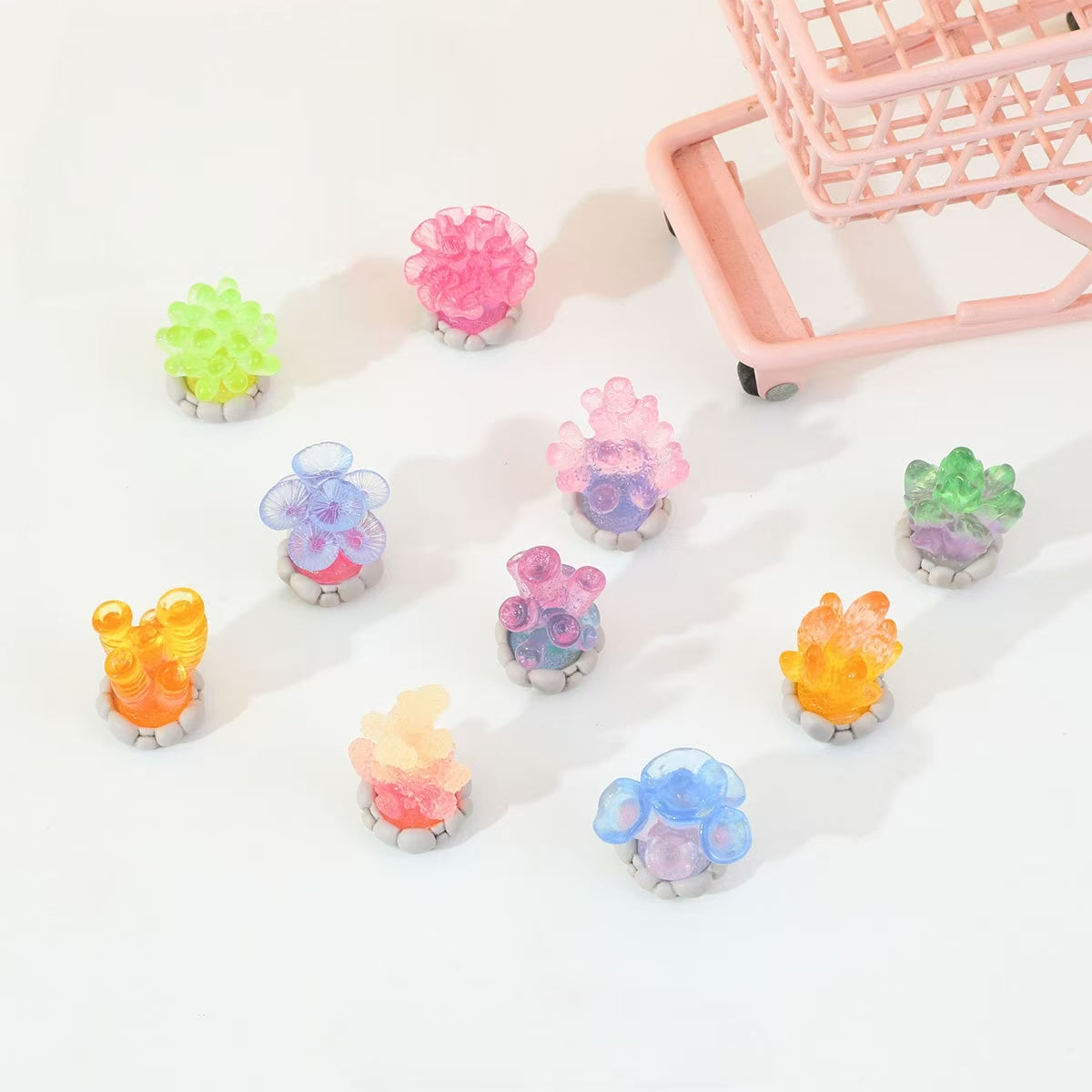 【Mia】Non-Animal Series Carvings 10 colours card Lucky bags  (arrive about 7-12 days)