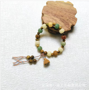 【 Doris 】Natural poojina bracelet Bodhi bracelet    (arrive about 7-12 days)