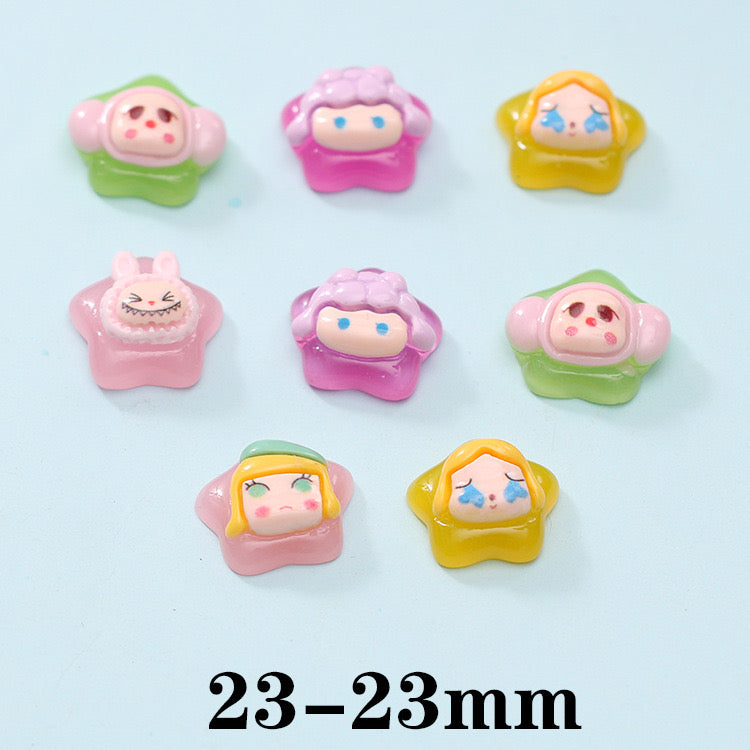 【Mia】Non-Animal Series Carvings 10 colours card Lucky bags  (arrive about 7-12 days)