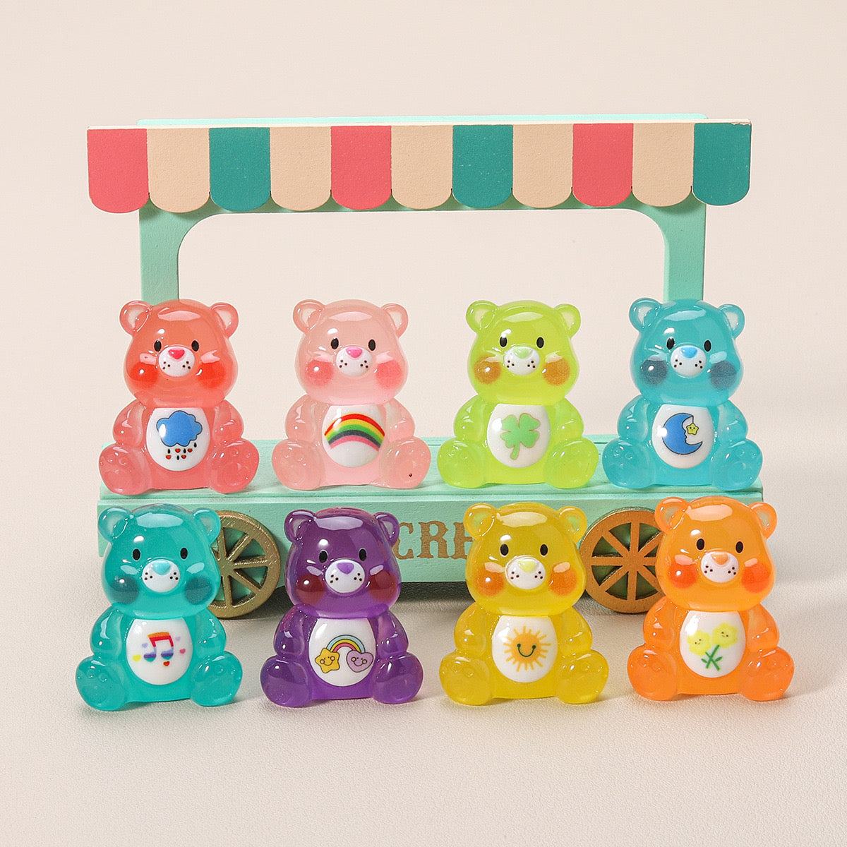 【 Mia 】Animal Series Carvings 10 colours card Lucky bags  (arrive about 7-12 days)
