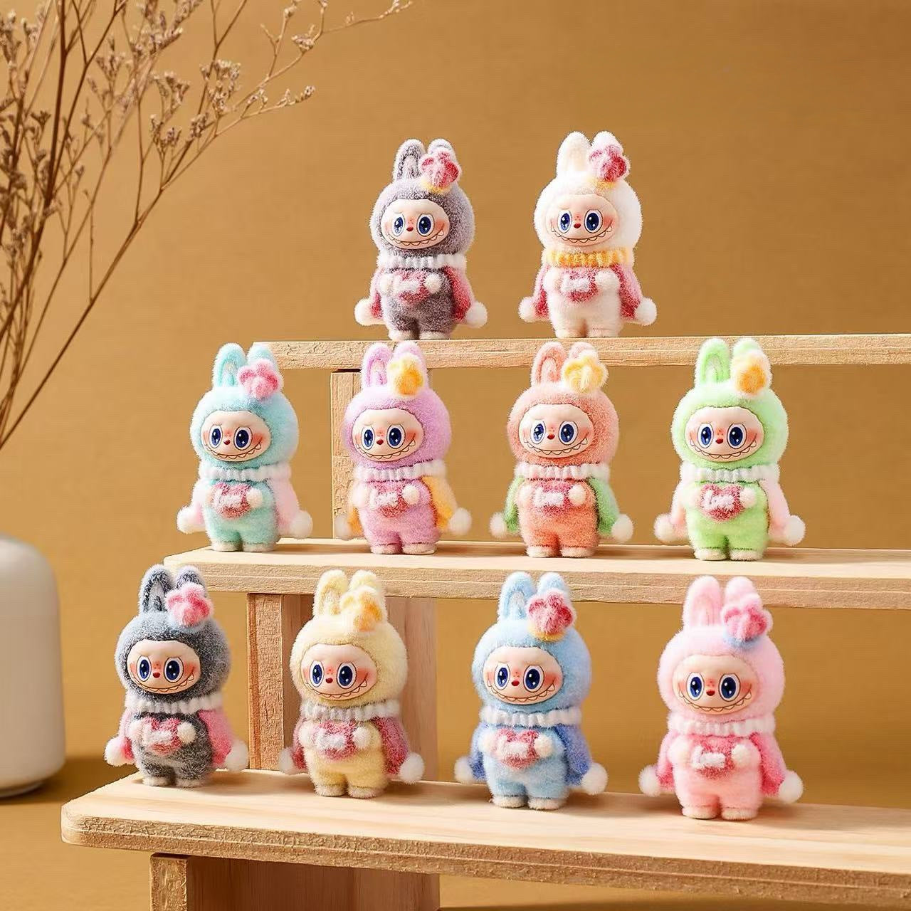 【Mia】Labubu Carving 10 colours card Lucky bags Collection (arrive about 7-12 days)