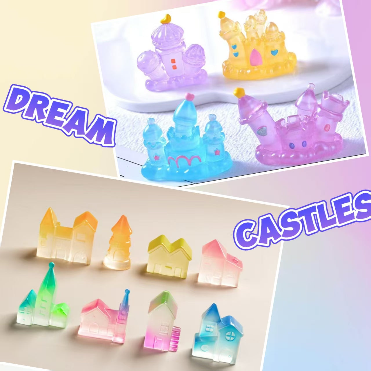 【Mia】Non-Animal Series Carvings 10 colours card Lucky bags  (arrive about 7-12 days)