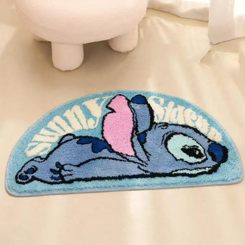 【Vivi】Stitch Plush Ground Mat (arrive about 7-12 days)