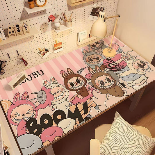 【Mia】Labubu Cartoon Desk Mat (arrive about 7-12 days)
