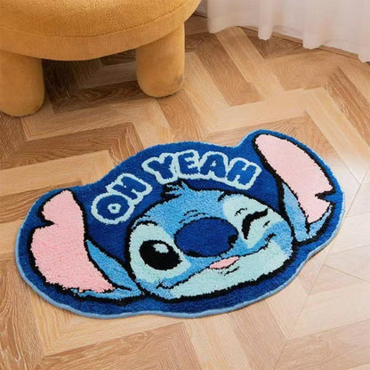 【Vivi】Stitch Plush Ground Mat (arrive about 7-12 days)