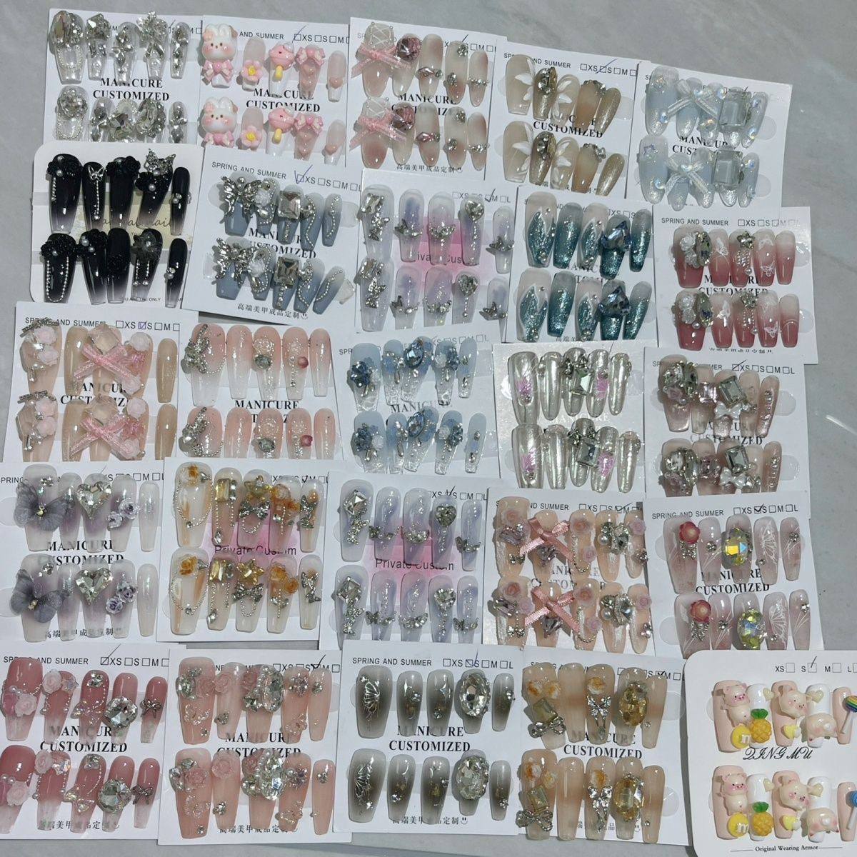 【Doris】Necklace   ·  Nails   ·  Earring  ·  Ring   Lucky  bags    (arrive about 7-12 days)
