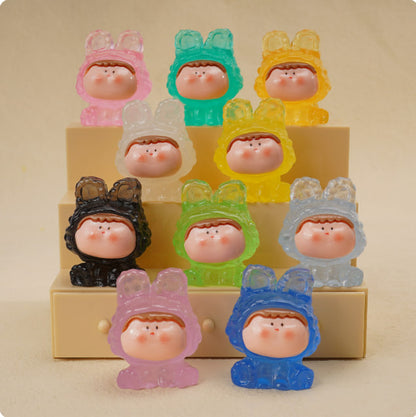 【Mia】Non-Animal Series Carvings 10 colours card Lucky bags  (arrive about 7-12 days)